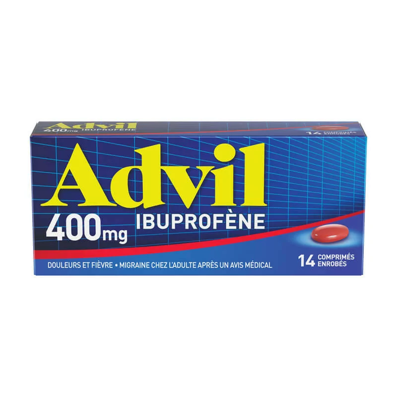 Advil 400mg 14 comprimés