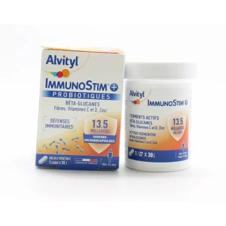 Alvityl ImmunoStim+ Probiotiques 30 gélules