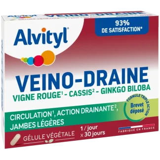 Alvityl Veino-Draine 30 gélules