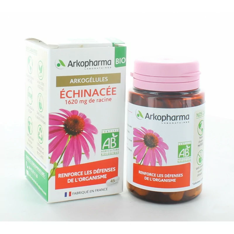 Arkopharma Arkogélules Bio Échinacée 45 gélules
