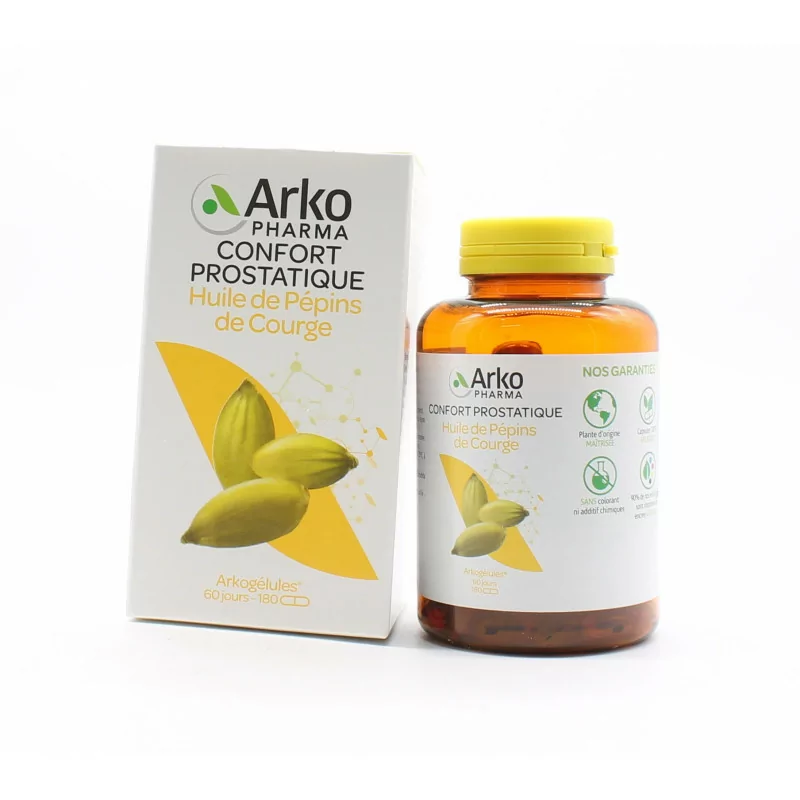 Arkopharma Arkogélules Huile de Pépins de Courge 180 capsules