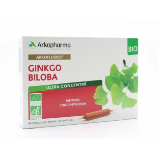 Arkopharma Arkofluides Ginkgo Biloba 20 ampoules