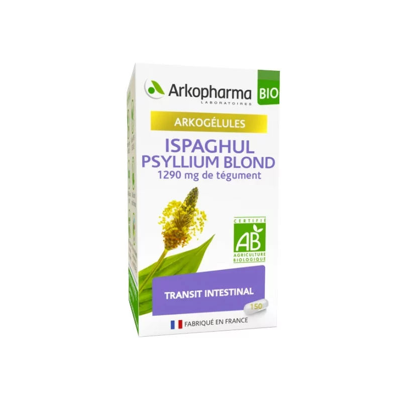 Arkopharma Arkogélules Bio Ispaghul Psyllium Blond 45 gélules