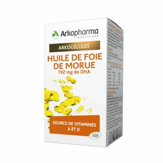 Arkopharma Arkogélules Huile de Foie de Morue 220 capsules