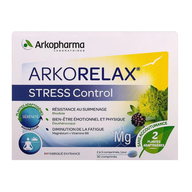 Arkopharma Arkorelax Stress Control 30 comprimés