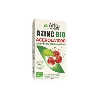 Arkopharma Azinc Bio Acerola 1000 30 comprimés