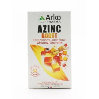 Arkopharma Azinc Boost 20 comprimés effervescents sans sucre