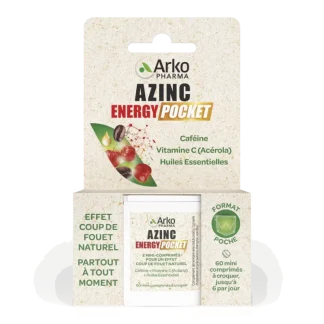 Arkopharma Azinc Energy Pocket 60 mini comprimés