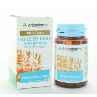 Arkopharma Arkogélules Huile de Krill Manganèse 45 capsules
