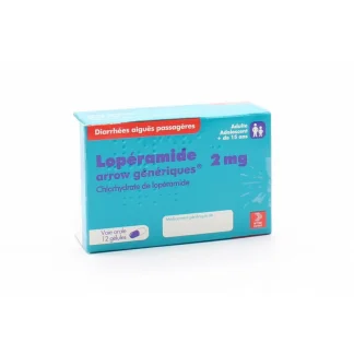Lopéramide 2mg Arrow Génériques 12 gélules