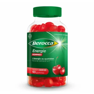 Berocca Energie Goût Cerise 60 gommes