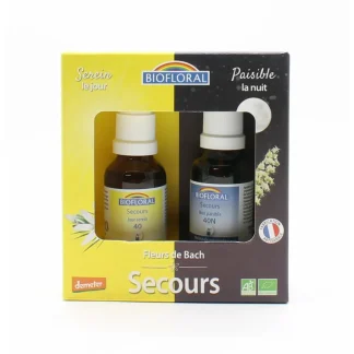 Biofloral Fleurs de Bach Bio Secours Jour/Nuit Spray 2X25ml