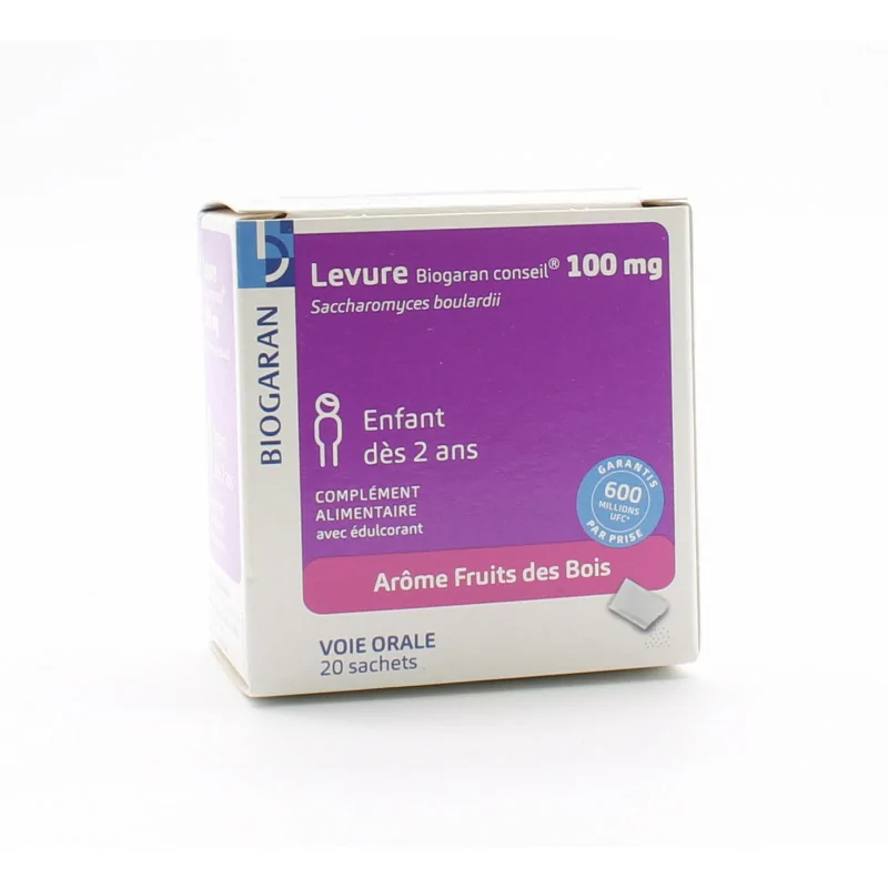 Biogaran Conseil Levure 100mg 20 sachets