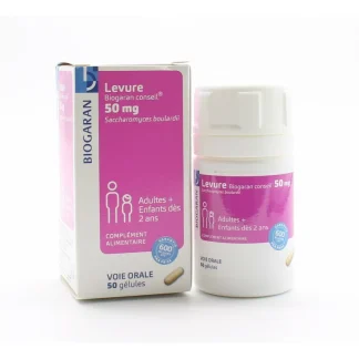 Biogaran Conseil Levure 50mg 50 gélules
