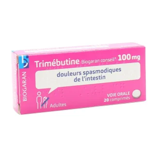 Biogaran Trimébutine 100mg 20 comprimés