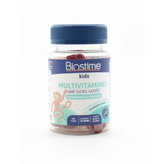 Biostime Kids Multivitamines Croissance et Energie Gummies 90g