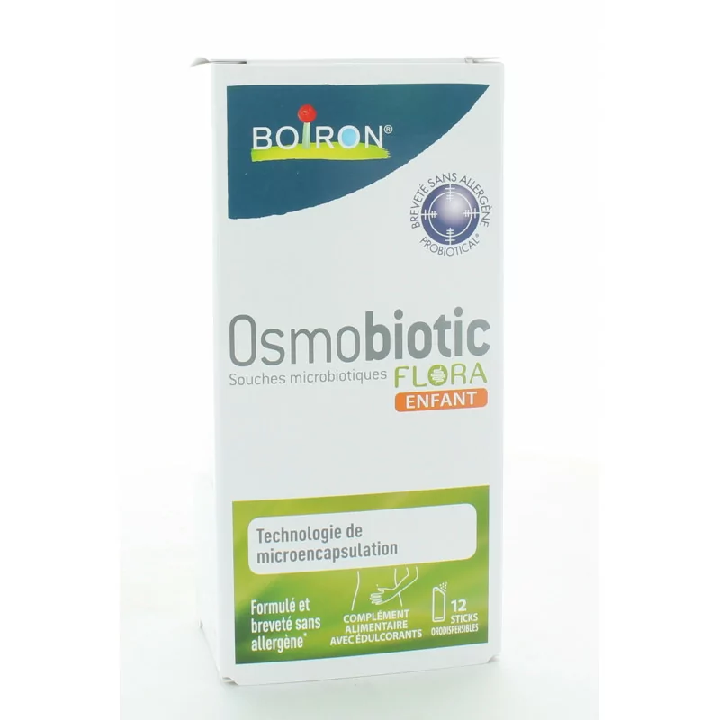 Boiron OsmoBiotic Flora Enfant 12 sticks