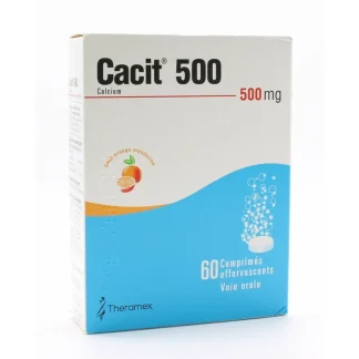Cacit 500mg 60 comprimés effervescents