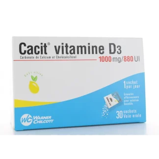 Cacit Vitamine D3 1000mg/880UI 30 sachets