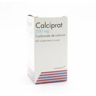 Calciprat 500mg 60 comprimés à sucer