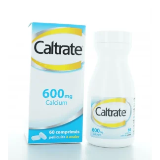 Caltrate 600mg Calcium 60 comprimés