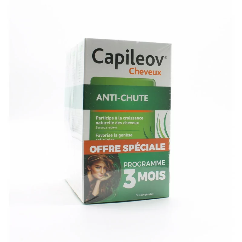 Capileov Cheveux Anti-chute 3x30 gélules