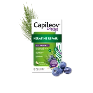 Capileov Cheveux & Ongles Kératine Repair 30 comprimés