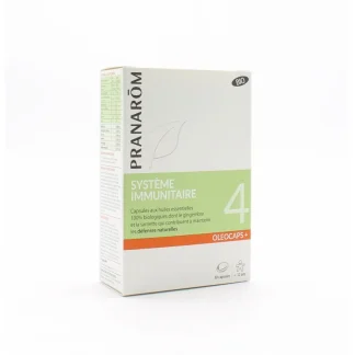 Pranarôm Oleocaps+ 4 Système Immunitaire 30 capsules
