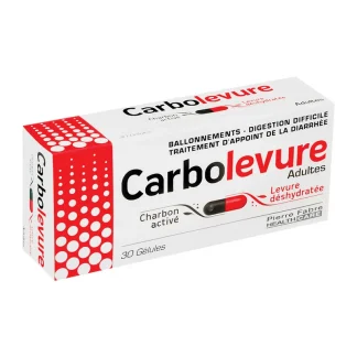 Carbolevure Adultes 30 gélules