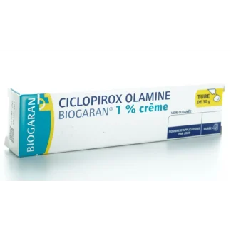 Biogaran Ciclopirox Olamine 1% Crème 30g