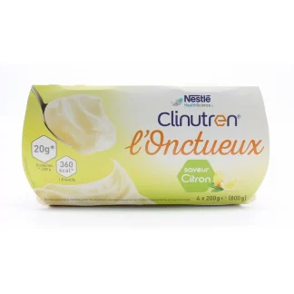 Clinutren l'Onctueux Saveur Citron 4X200g