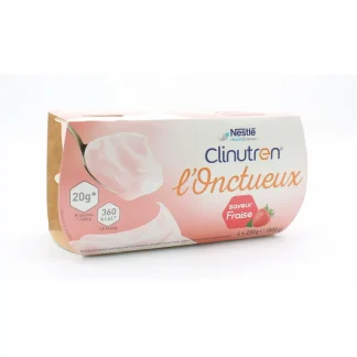 Clinutren l'Onctueux Saveur Fraise 4X200g