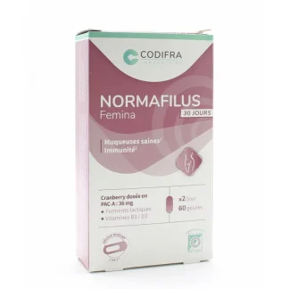 Codifra Normafilus Femina 30 jours 60 gélules