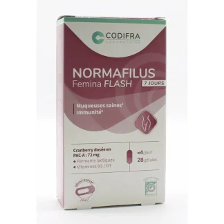 Codifra Normafilus Femina Flash 28 gélules