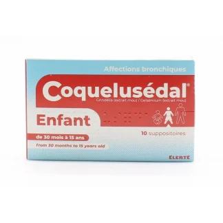 Coquelusédal Enfant 10 suppositoires