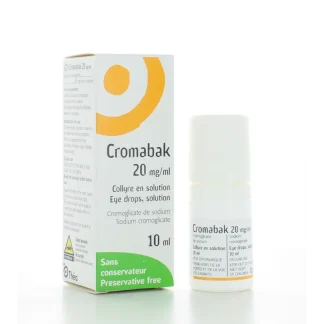 Cromabak 20mg/ml Collyre 10 ml