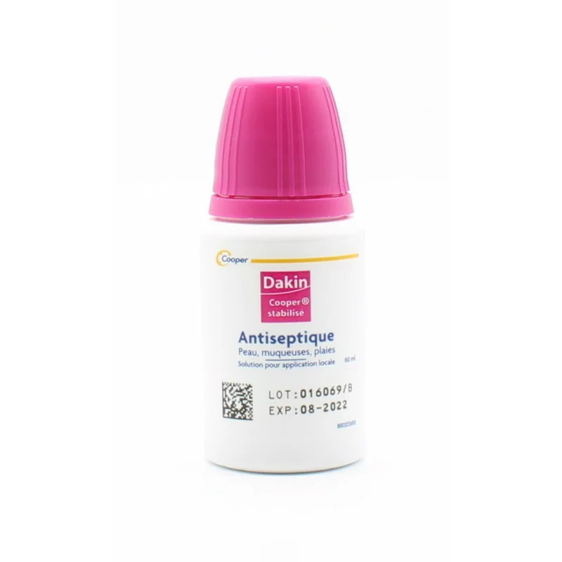 Dakin Cooper Stabilisé Antiseptique 60ml