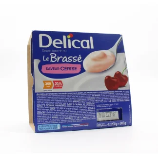 Delical Le Brassé Saveur Cerise 4X200g