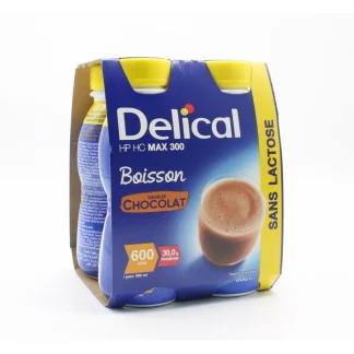 Delical HP HC Max 300 Boisson Saveur Chocolat 4X300ml
