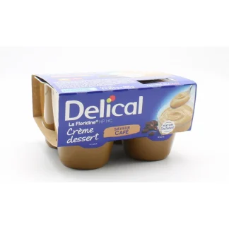 Delical La Floridine HP HC Crème Dessert Saveur Café 4X200g