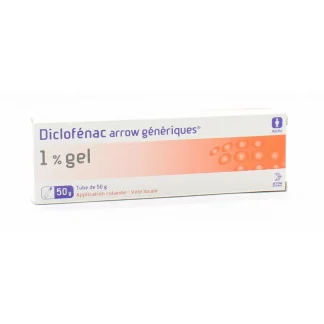Diclofénac Arrow Génériques 1% Gel 50g