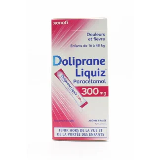 Doliprane Liquiz 300mg 12 sachets