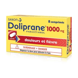Doliprane 1000mg 8 comprimés