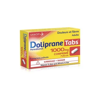 Doliprane Tabs 1000mg 8 comprimés