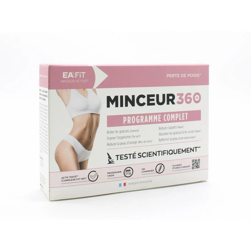EaFit Minceur 360 Programme Complet 120 comprimés