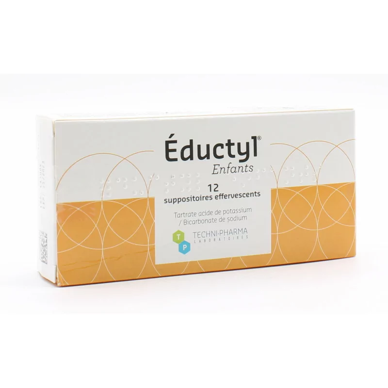 Éductyl Enfants 12 suppositoires effervescents