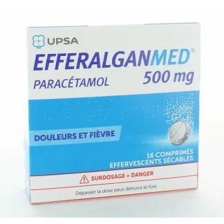 Efferalganmed 500 mg 16 comprimés effervescents