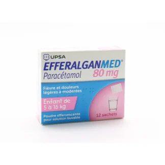 Efferalganmed 80mg 12 sachets