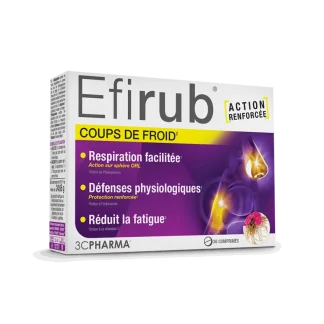 Efirub Coups de Froid 30 comprimés