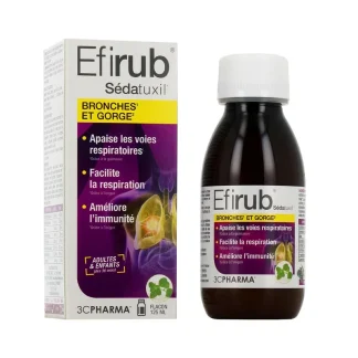 Efirub Sédatuxil Bronches et Gorge Sirop 125ml